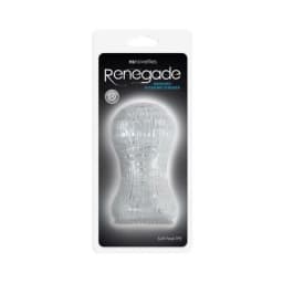 Renegade Grooved Pleasure Stroker Clear, image 2