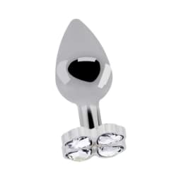 Rich Love Heart Diamond Plug 3.15 Inch, image 1