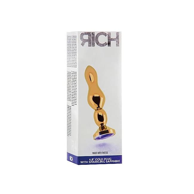 Rich R4 Gold Plug 4.8 Purple Sapphire - Image 1