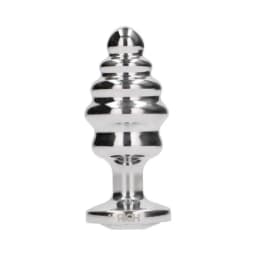 Rich Ribbed Diamond Plug 2.75 Inch, image 2