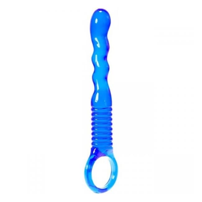 Ridged Anal Wand Blue Kinx - Image 1