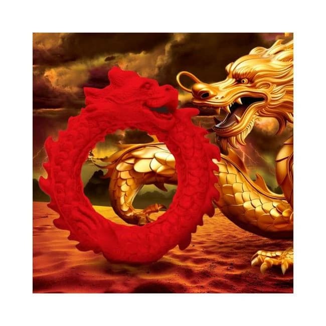 Rise of the Dragon Silicone Cock Ring - Image 1