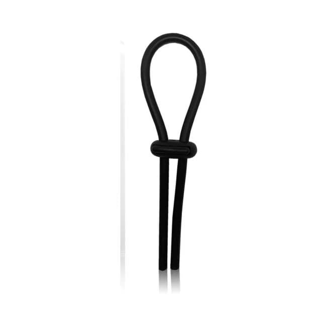 Rock Solid Lasso Cock Ring Black - Image 1