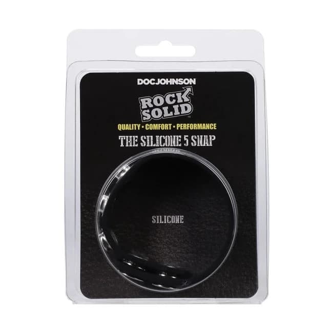 Rock Solid Silicone 5 Snap Translucent - Image 1