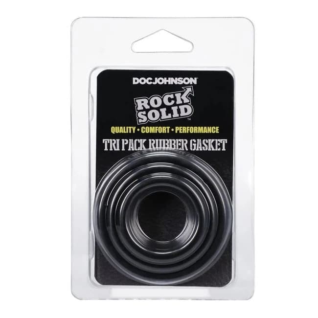 ROCK SOLID TRI-PACK RUBBER GASKET  - Image 1