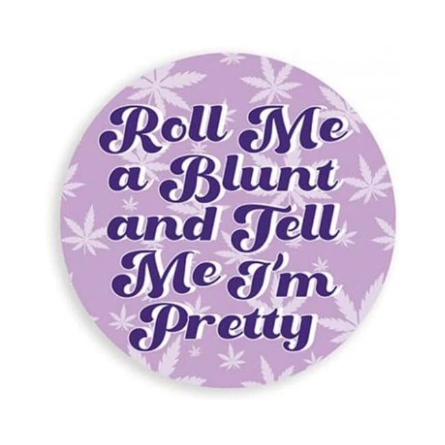 Roll Me a Blunt 420 Sticker - Pack of 3 - Image 1