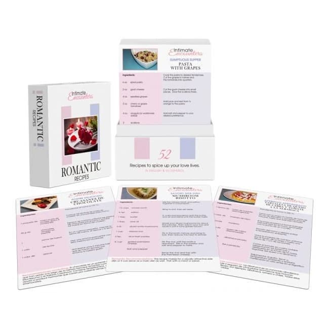 Romantic Recipes 52 Cards - Image 1
