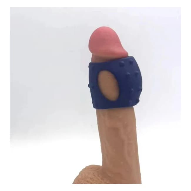 Romeo Blue Vibrating Girth Enhancer - Image 4