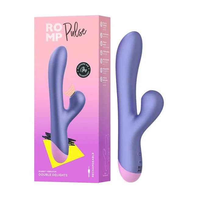 Romp Pulse Pleasure Air Rabbit Vibrator - Image 1