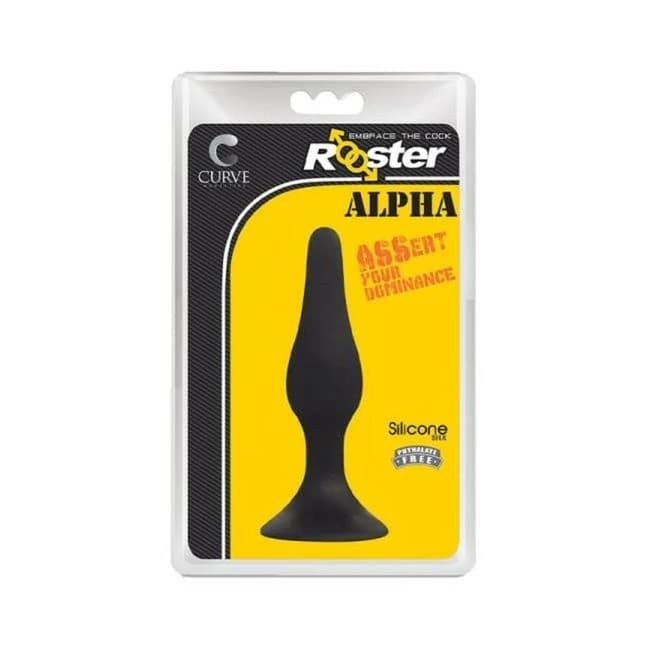 Rooster Alpha Anal Plug Black - Image 1