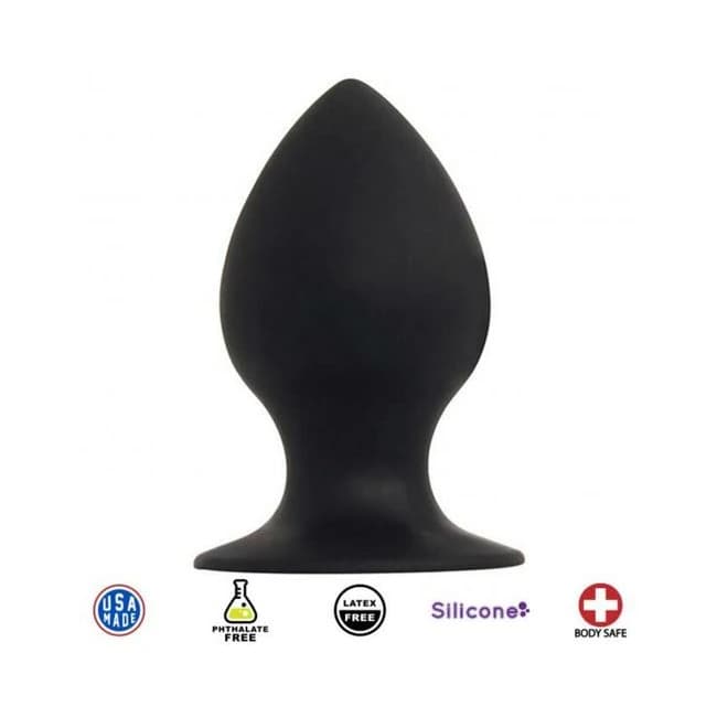 Rooster Daddy-o Small Anal Plug Black - Image 1