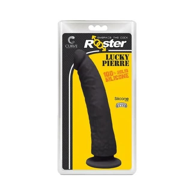 Rooster Lucky Pierre Dildo Black - Image 1