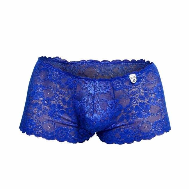 Rose Lace Boy Short Royal S/m - Image 1