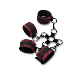 Rosegasm 5pc Hog Tie Set W/ Blindfold, image 2