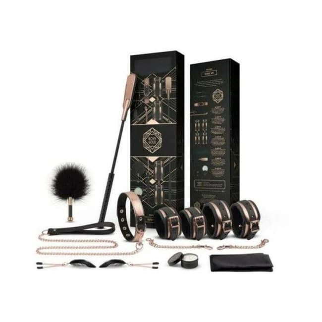 Rosy Gold Nouveau 9-piece Bdsm Set - Image 1