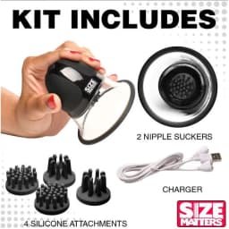 Rotating Nipple Suckers W/ 4 Atttachments, image 3