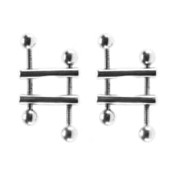 Rouge Ball End Nipple Clamps, image 2