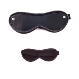 Rouge Blindfold Eye Mask Black - Image 1