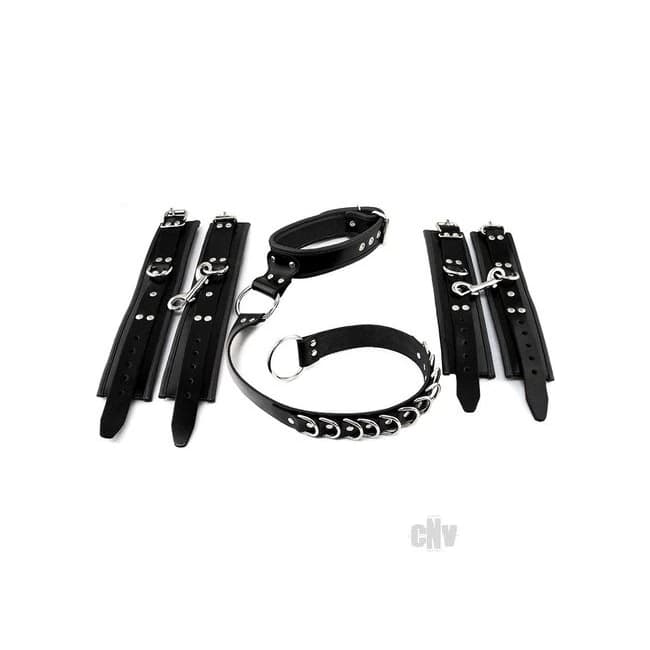 Rouge D Ring Hogtie Black 5pc Set - Image 1