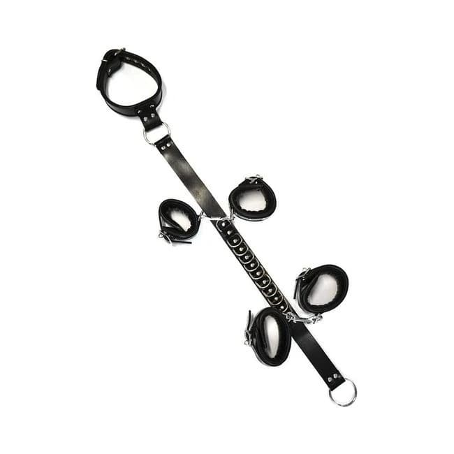 Rouge D Ring Hogtie Black/red - Image 1