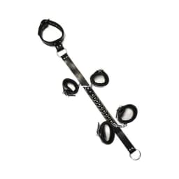 Rouge D Ring Hogtie Black/red, image 1