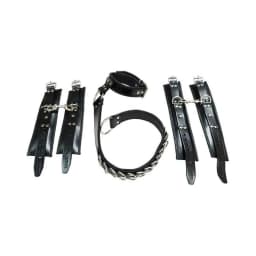 Rouge D Ring Hogtie Black/red, image 2