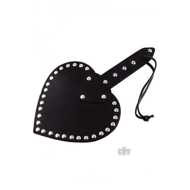 Rouge Heart Paddle Black Leather - Image 1