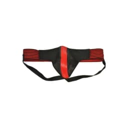 Rouge Jock with Stripes Medium Red Black, image 1