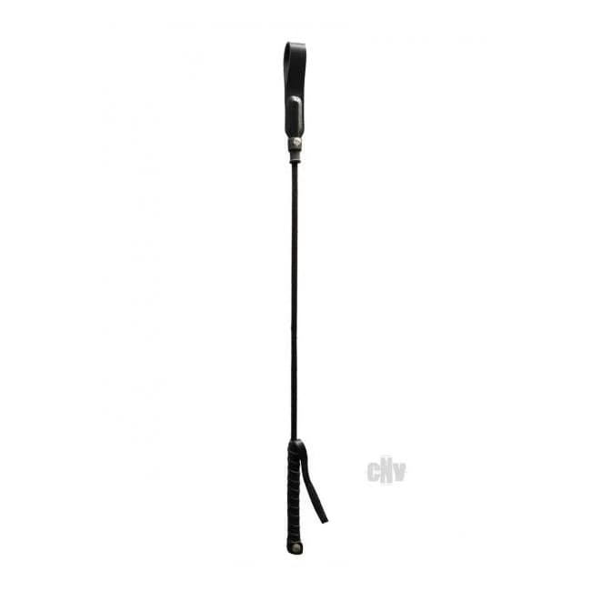 Rouge Long Riding Crop Slim Tip - Black - Image 1