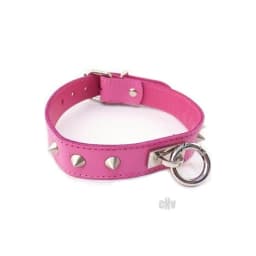 Rouge O Ring Studded Collar Blu, image 1