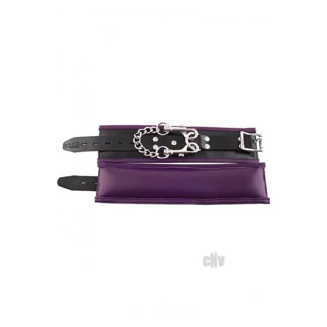 Rouge Padded Wrist Cuffs Black/purple - Image 1