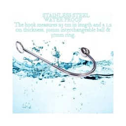 Rouge Stainless Steel Anal Hook, image 3