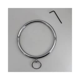 Rouge Stainless Steel Ring Collar Silver, image 2