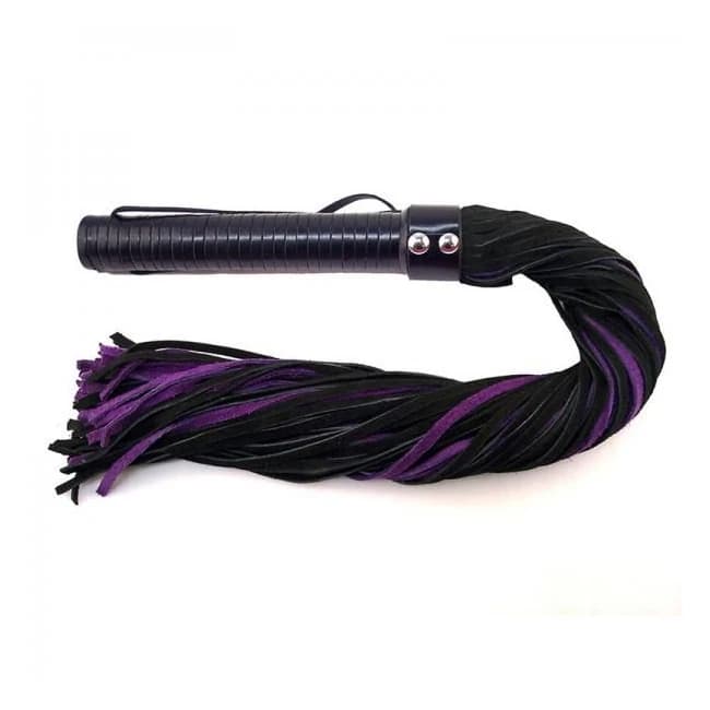 Rouge Suede Flogger Black/purple - Image 1