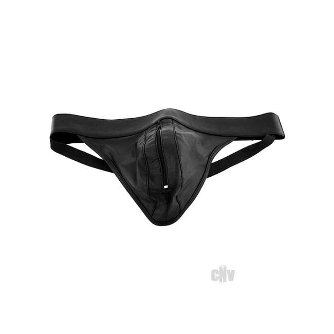 Rouge Zip Lux Jock Blk - Image 1