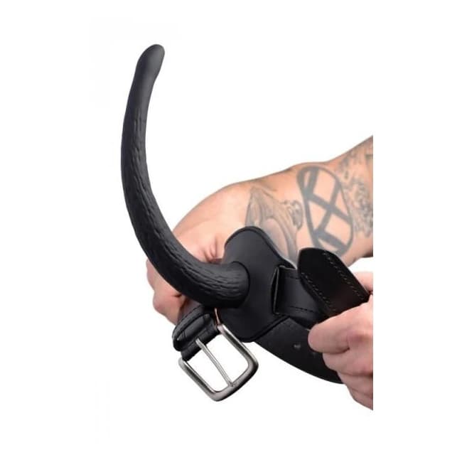 Rover Tail Puppy Tail Belt Harness Black - Image 1