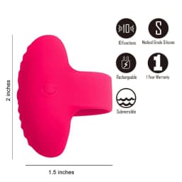 Ruby Rechargeable Vibrating Ring, image 2