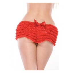 Ruffle Shorts Back Bow Detail, image 5