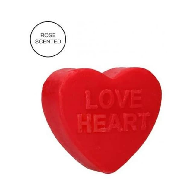S-line Heart Soap - Love Heart - Rose Scented - Image 1