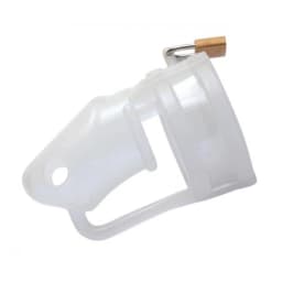 Sado Chamber Silicone Male Chastity Device, image 2