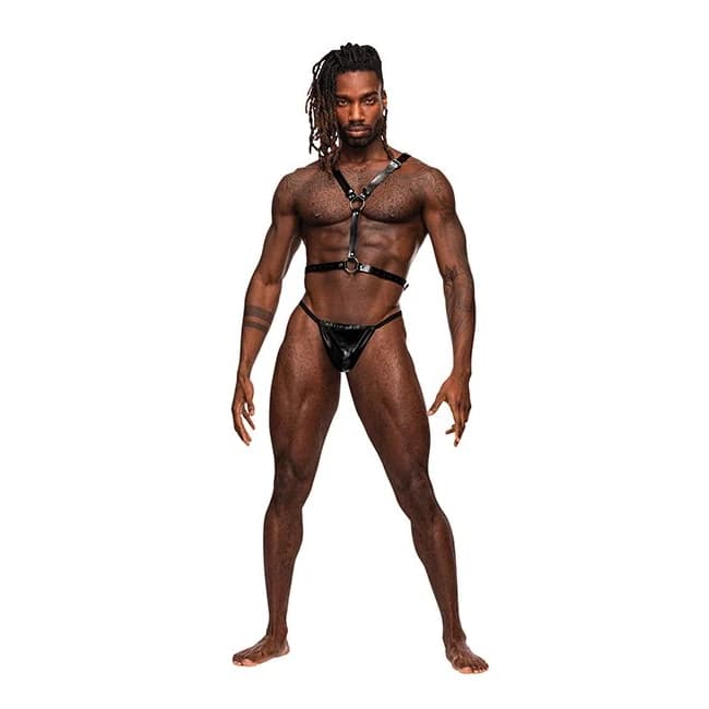 Sagittarius Leather Harness Black O/s - Image 1