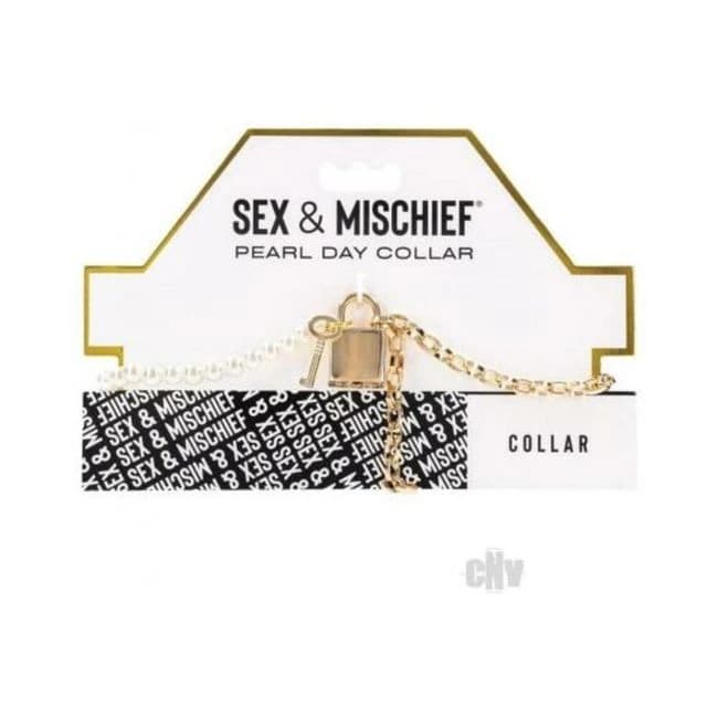 Sandm Pearl Day Collar Wht/gld - Image 1