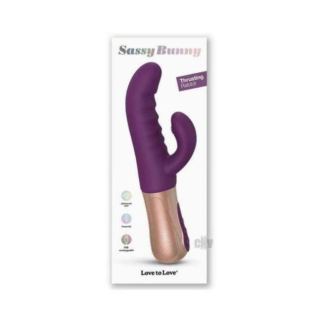 Sassy Bunny Purple Rain - Image 1