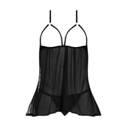 Sassy Cupless Babydoll & Panty Set, image 4