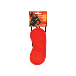 Satin Blindfold 2 Straps O/s Red - Image 2