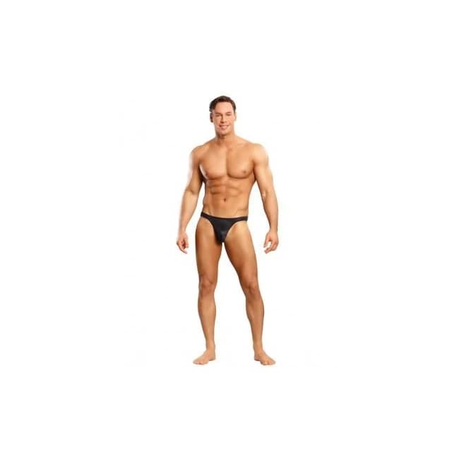 Satin Bong Thong Black L/xl - Image 1