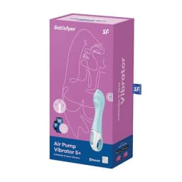 Satisfyer Air Pump Vibrator 5+ Blue (net) - Image 5