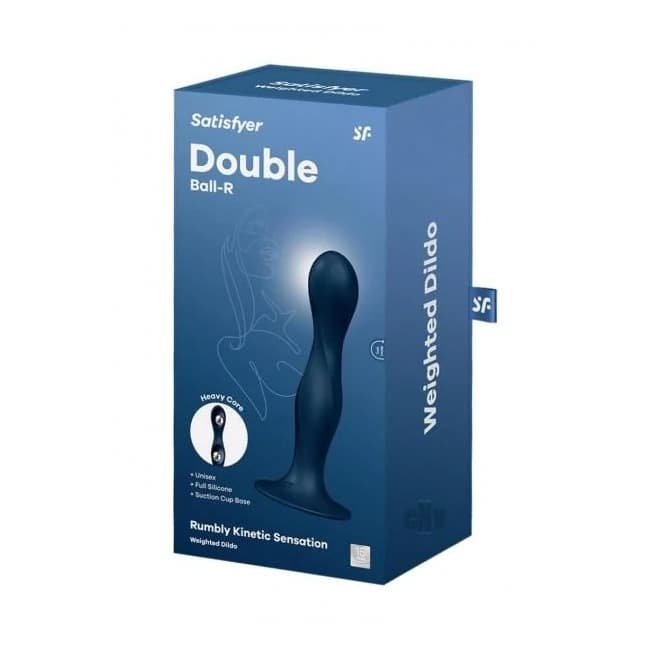 Satisfyer Double Ball R Dk Blue - Image 1