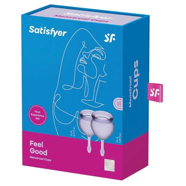 Satisfyer Feel Good Menstrual Cup-lilla - Image 1