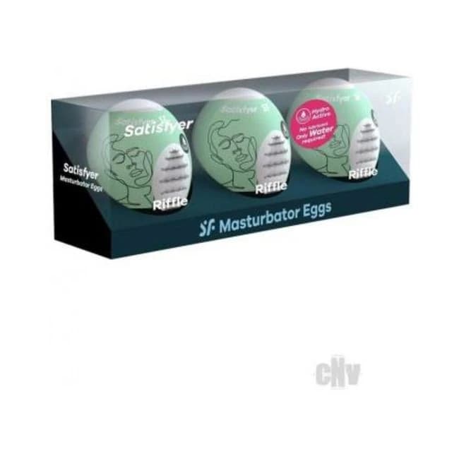 Satisfyer Masturbator Egg 3er Set Riffle - Image 1